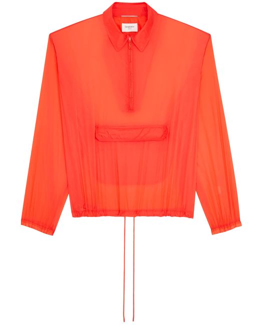 Saint Laurent Red Giacca A Vento for men
