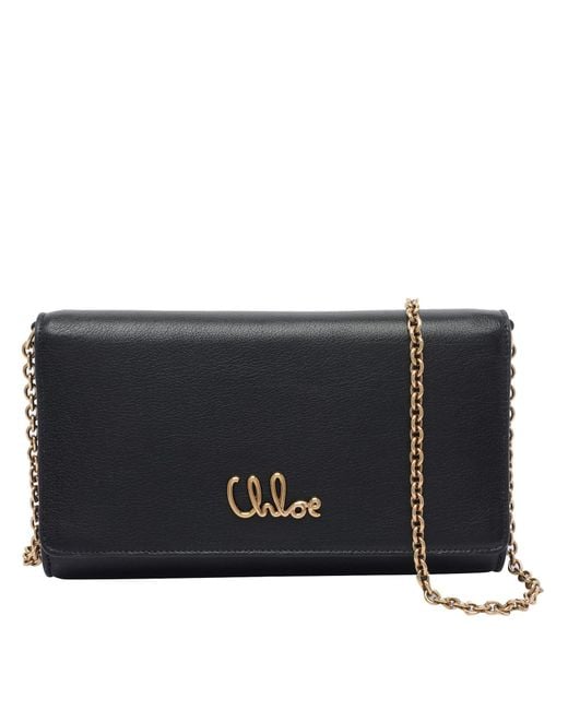 ショルダーバッグ・ポシェット CHLOE' ICONIC POCHETTE Chloé The Chloé Iconic Cross Body Bag in Soft Leather in