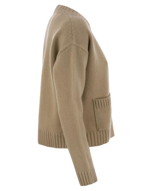 Weekend by Maxmara Natural Arad Soft Wool Cardigan