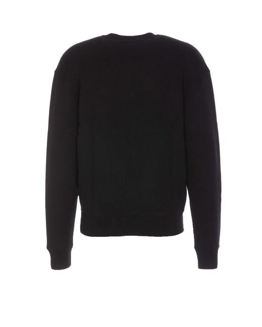 Maison Kitsuné Black Speedy Fox Patch Sweatshirt for men