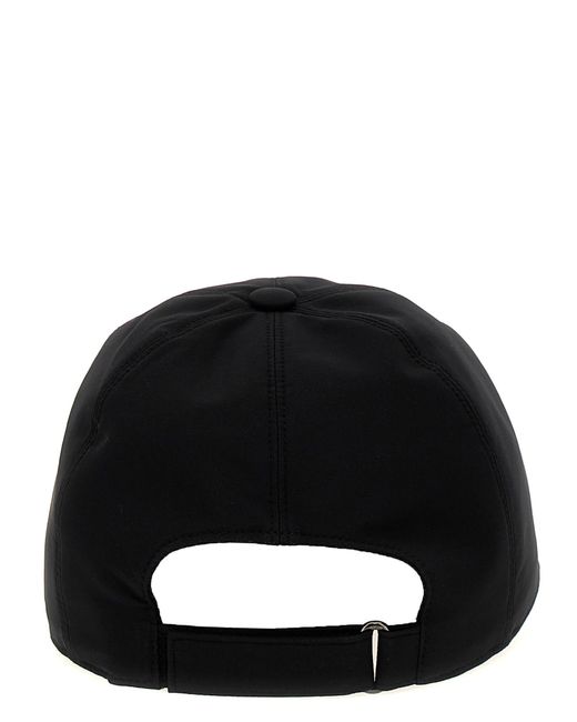 Brioni Black Logo Cap Hats for men