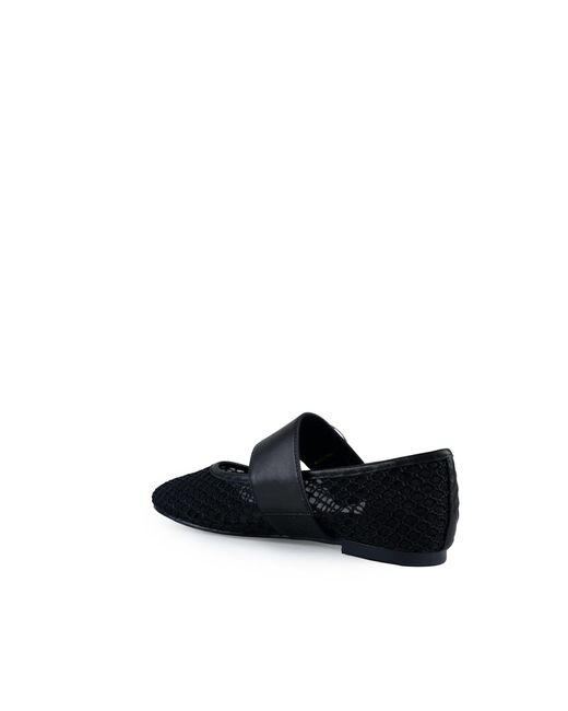 Coccinelle Black C-Me Mesh Ballerina Shoes