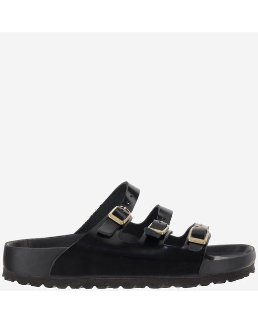 Birkenstock Black Florida Dbuckle Exquisite Sandals