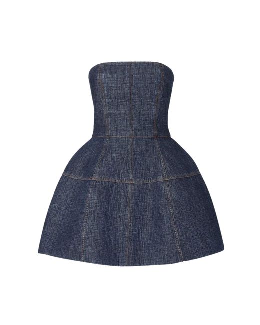 Fendi Blue Dresses Polyester