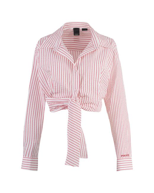 Pinko Pink Camene Cotton Shirt
