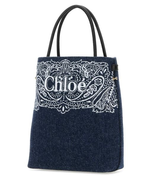 Chloé Blue Micro Sense Handbag