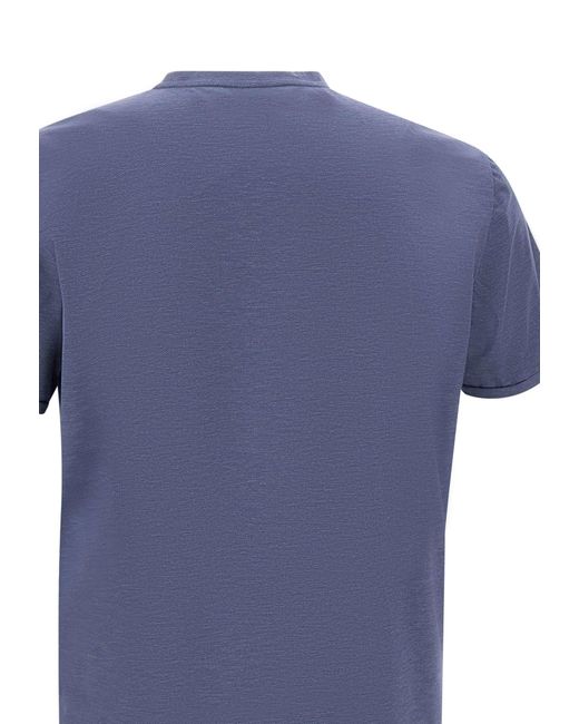 Rrd Blue Summer Smart T-Shirt Fine Oxford Fabric for men