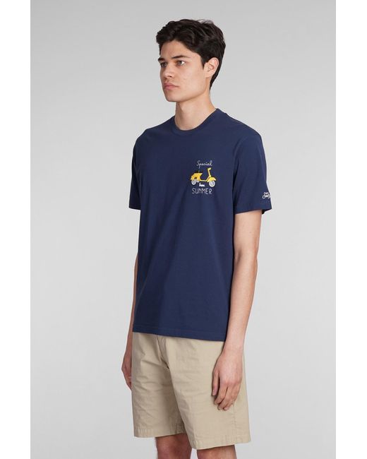 Mc2 Saint Barth Blue Tshirt T-Shirt for men