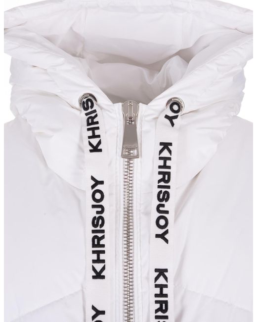 Khrisjoy White Khris Iconic Puffer Jacket