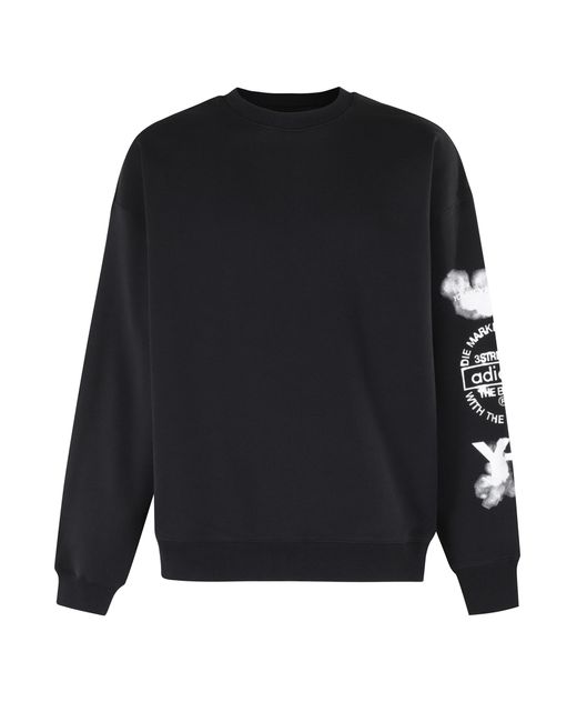 Y-3 Black Gfx Crew for men