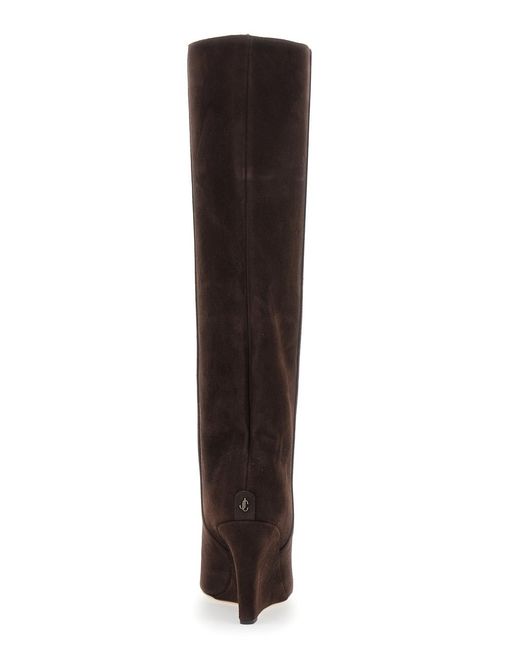 Jimmy Choo Black Boots Blake Kb 85 Lamb Leather