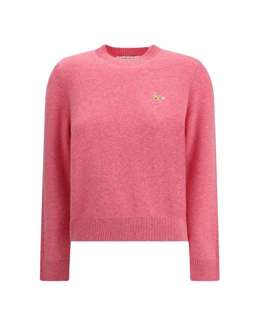 Maison Kitsuné Pink Baby Fox Jumper