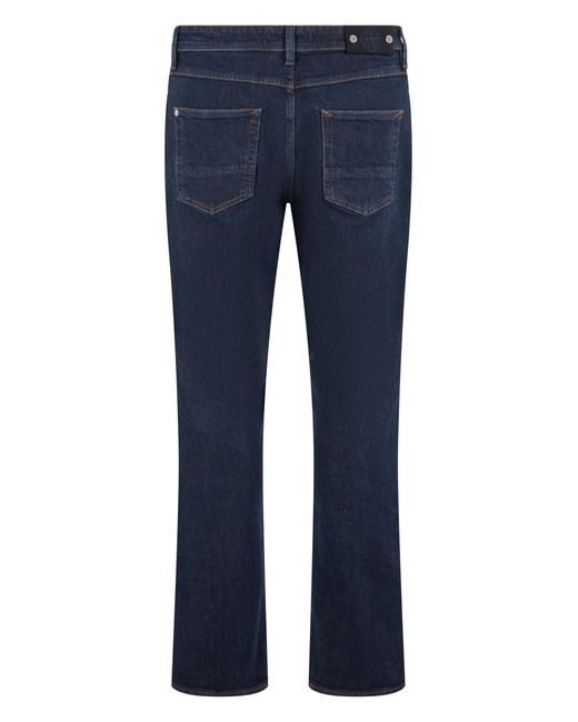 Stone Island Blue Slim Fit Jeans Dark Cotton Slim-Fit for men