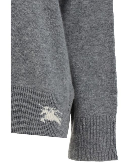 Burberry Gray Knitwear