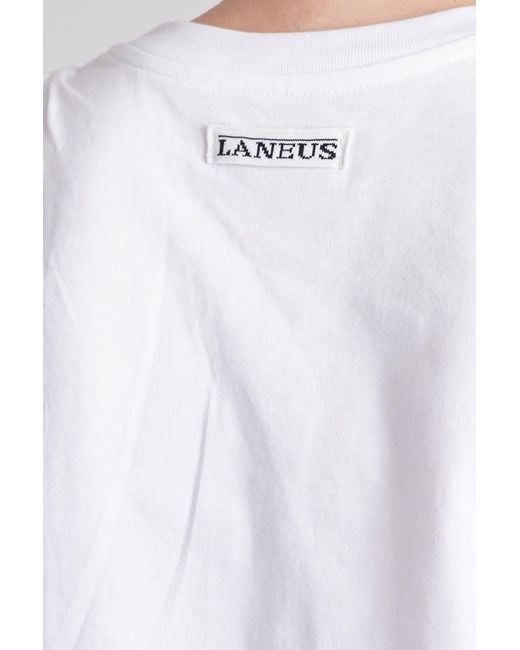 Laneus White T-Shirt