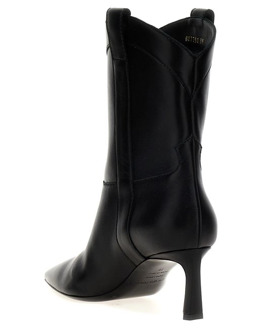 Sergio Rossi Black Guadalupe Boots, Ankle Boots