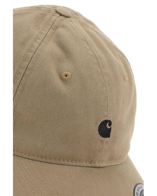 Carhartt Natural Madison Logo Embroidered Baseball Cap for men