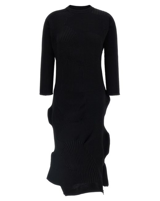 Issey Miyake Black Kone Kone' Dress