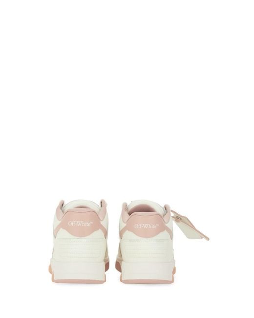 Off-White c/o Virgil Abloh White Out Of Office Sneaker Bovine Leather Trainers