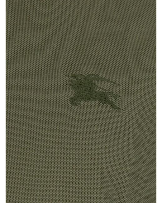 Burberry Green T-Shirt Eddie Ekd Cotton T-Shirts for men