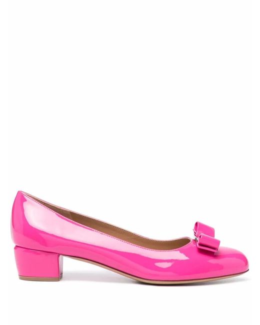 Ferragamo Pink Ferragamo Ornament Pump