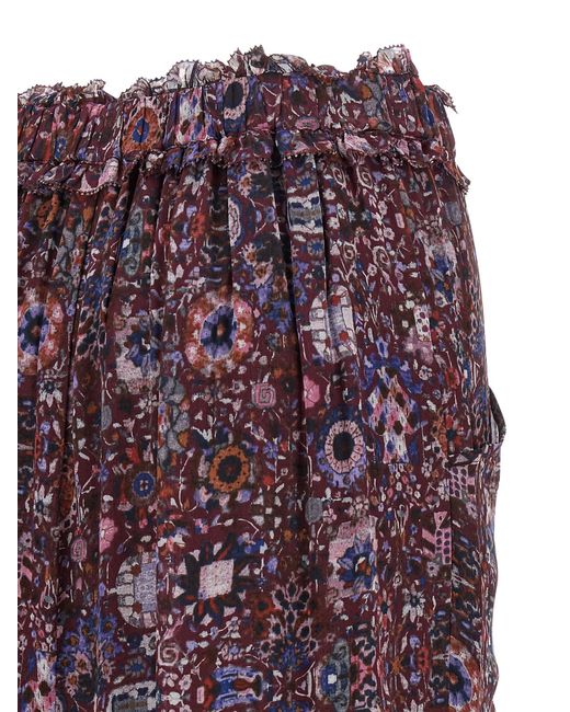 Isabel Marant Purple 'Besma' Skirt