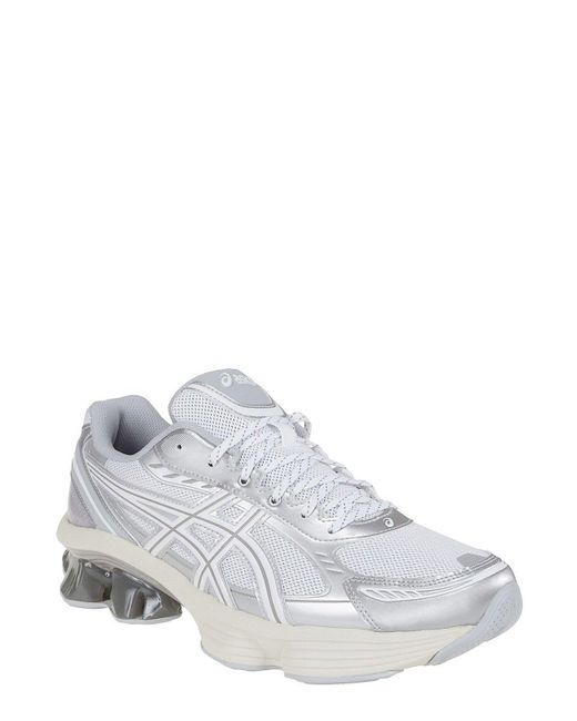 Asics White Gel-Kinetic Fluent Lace-Up Sneakers for men