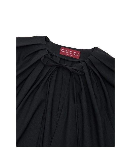 Gucci Black Wool Jumpsuit