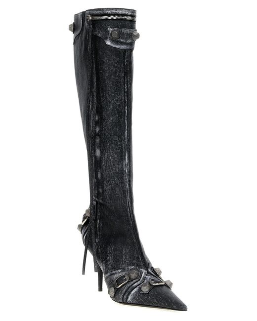 Balenciaga Black Cagole Boots, Ankle Boots