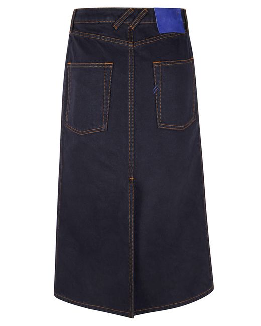 Burberry Blue Denim Skirt