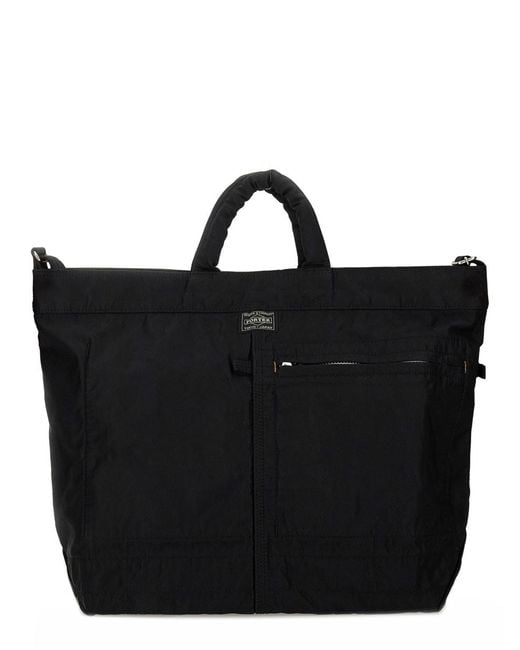 Porter-Yoshida and Co Black Mile 2Way Tote Bag for men