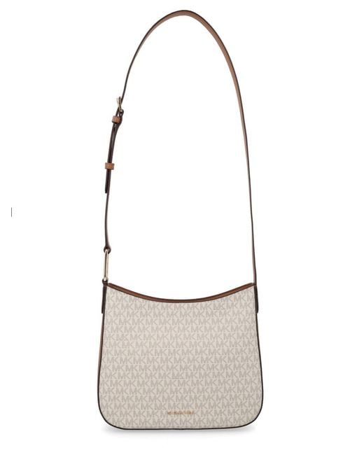 MICHAEL Michael Kors White Shoulder Bag With Logo 89.Pvc
