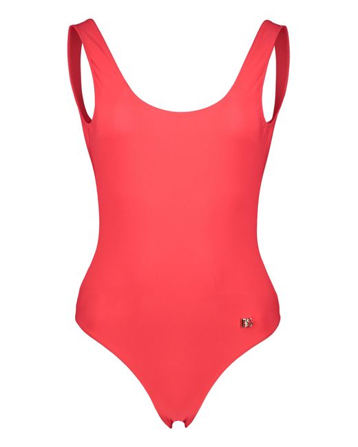 Dolce & Gabbana Red One-Piece Swimsuit