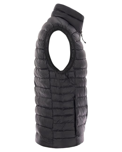 Patagonia Black Waistcoat With Down Filling for men