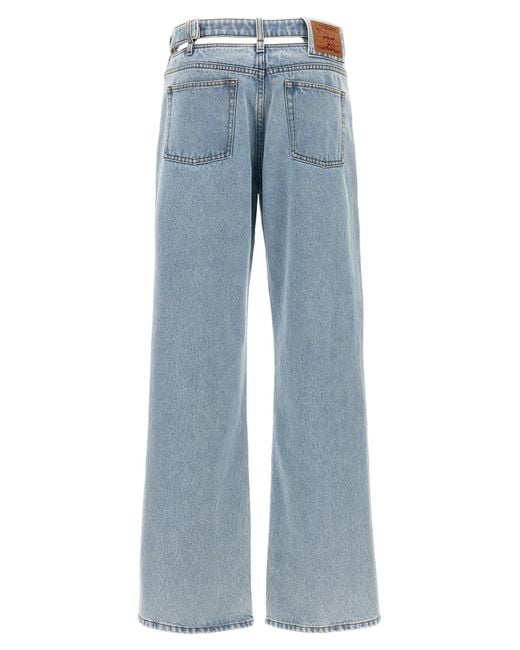 Y. Project Blue 'Evergreen Y Belt' Jeans