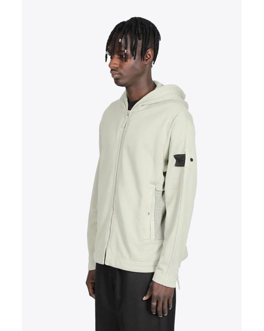 Stone Island Shadow Project Full Zip Hoodie Chapter 1 Beige Cotton Full Zip Hoodie in Natural for Men Lyst UK