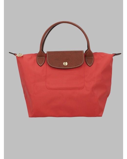 Longchamp Red Handbag Le Pliage Recycled Polyamide Handbags