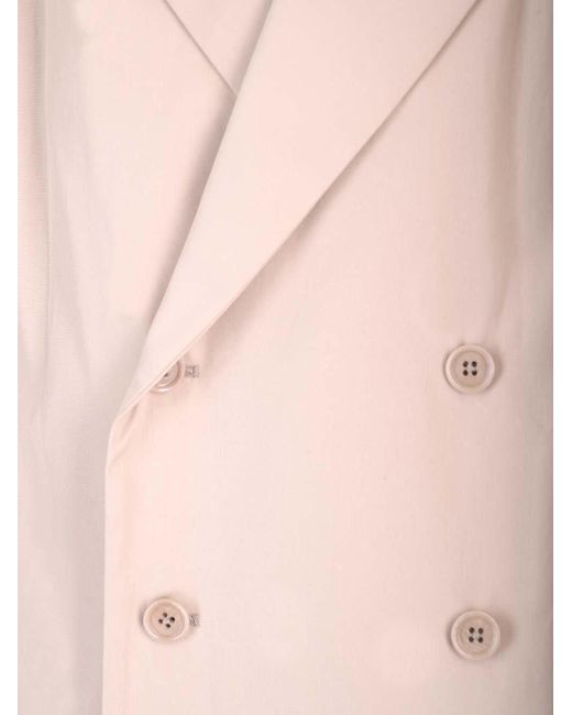 Dries Van Noten Pink Double Breasted Tailored Jacket for men