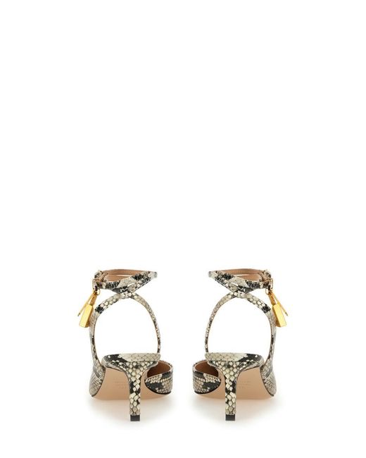 サンダル・ミュール Tom Ford Sandal Slingback Python Tom Ford Slingback Python Sandal in Metallic | Lyst