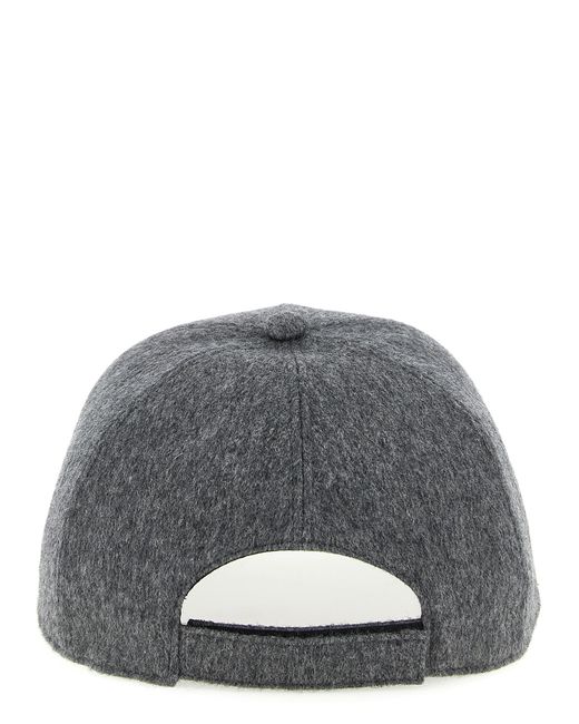 Fendi Gray Wool And Cashmere Hat Hats for men