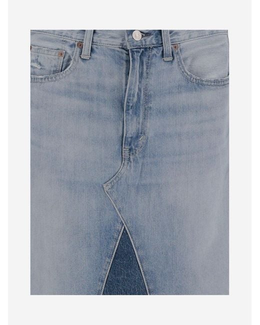 Polo Ralph Lauren Blue Cotton Skirt