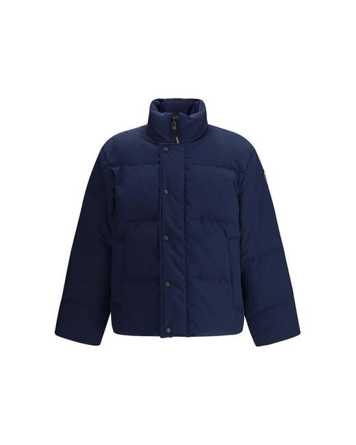 Canada Goose Blue Parka Bayview for men