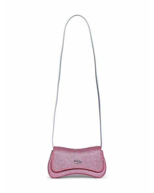 DIESEL White Crossbody Bag Play Polyester Shoulder