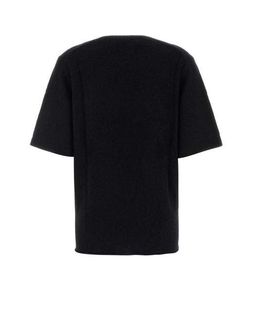 Loulou de Saison Black Wool Blend Raven Sweater