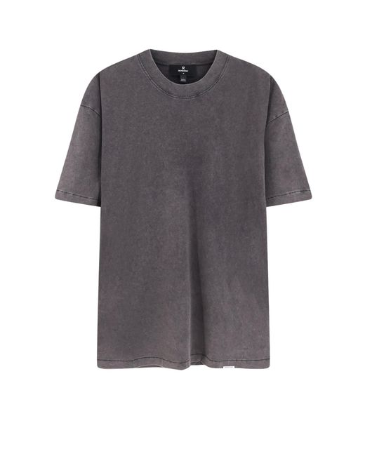 Represent Men's Gray Intial Cotton T-Shirt