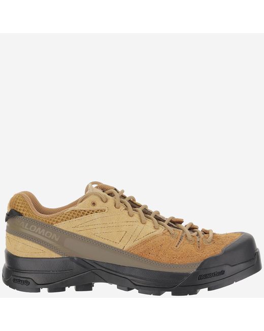Salomon Brown X-Alp Suede Sneakers