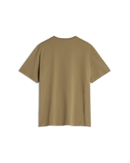 Maison Kitsuné Green Bold Fox Head Patch Comfort Tee Shirt for men