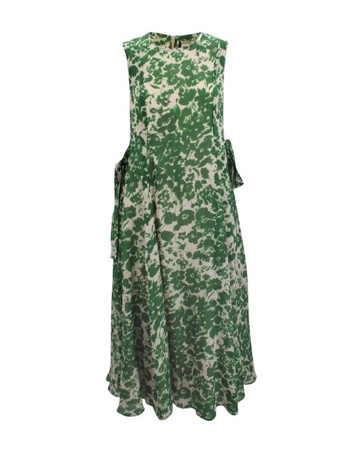 Max Mara Green Dresses Ramie
