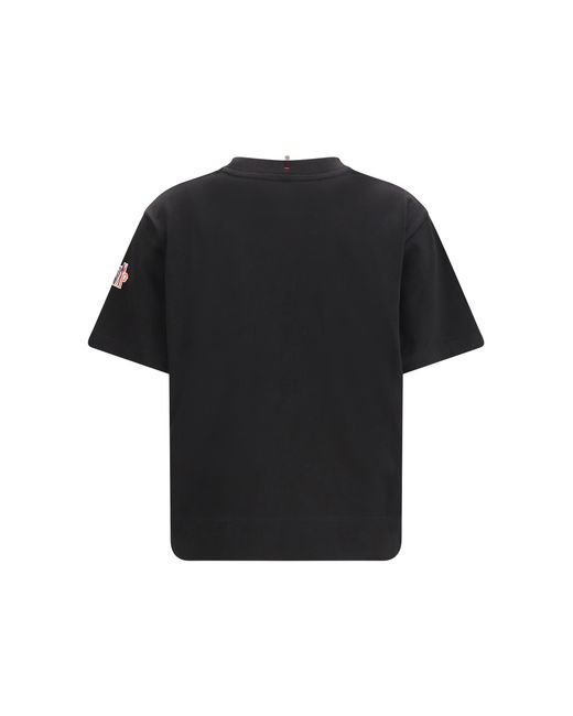 Moncler Black Logo Cotton T-Shirt T-Shirts