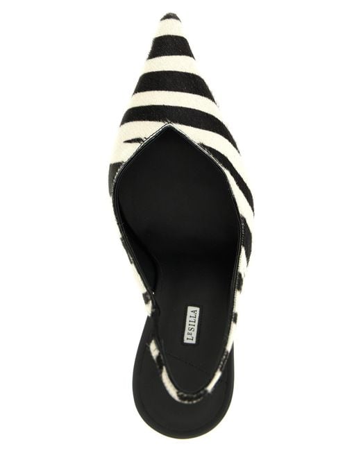 Le Silla Black 'Vivienne' Slingback